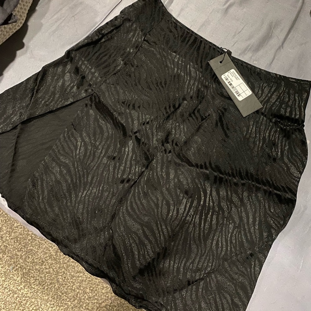 Zebra Mini Skirt